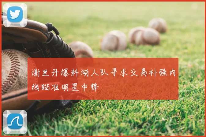 谢里丹爆料湖人队寻求交易补强内线瞄准明星中锋